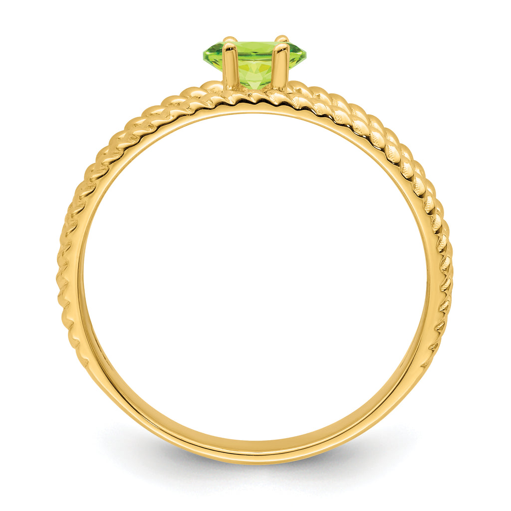 14k Synthetic Family Jewelry Ring