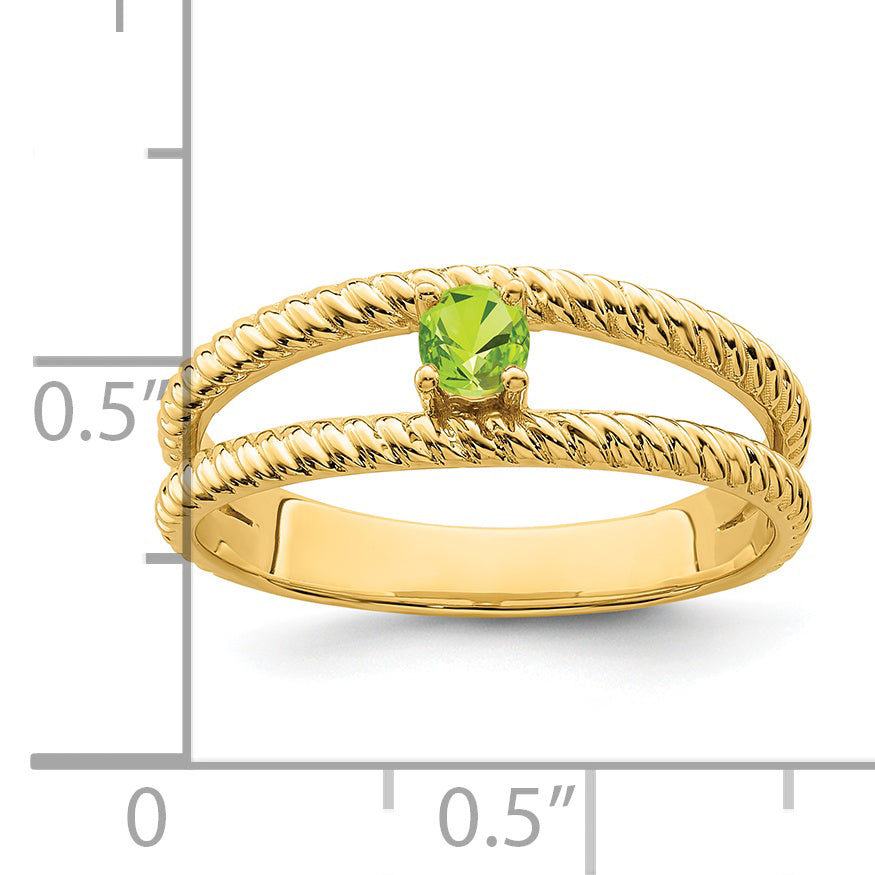 14k Synthetic Family Jewelry Ring