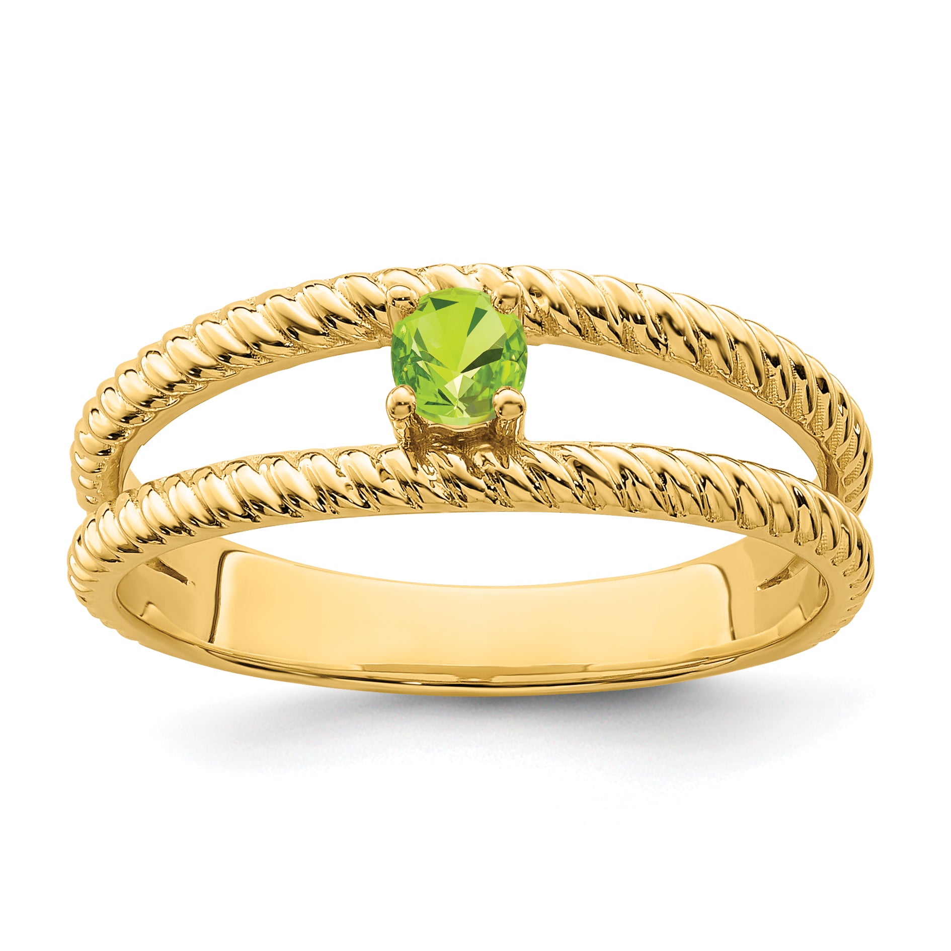 14k Synthetic Family Jewelry Ring