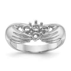 14k White Gold 4 Stone Family Ring Mounting (No Stone Included)
