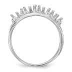 14k White Gold 4 Stone Family Ring Mounting (No Stone Included)