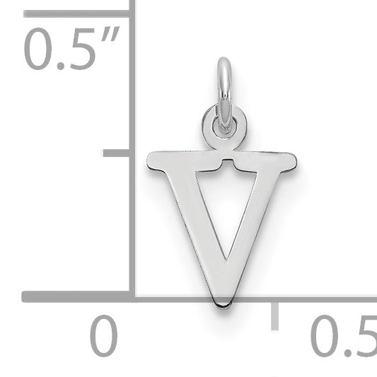 10KW Cutout Letter V Initial Charm Secondary image