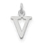 10KW Cutout Letter V Initial Charm