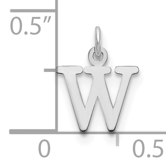 10KW Cutout Letter W Initial Charm Secondary image