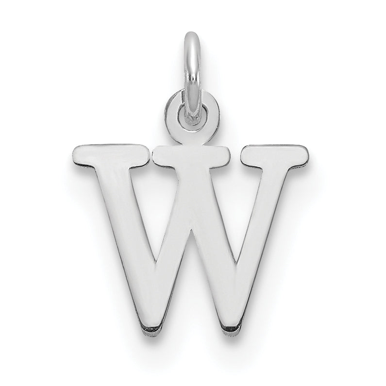 10KW Cutout Letter W Initial Charm