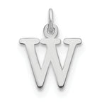 10KW Cutout Letter W Initial Charm