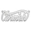 Sterling Silver/Rhodium-plated Polished Name Plate