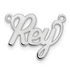 14k White Gold Name Plate