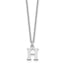 10KW Cutout Letter H Initial Necklace