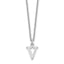 10KW Cutout Letter V Initial Necklace