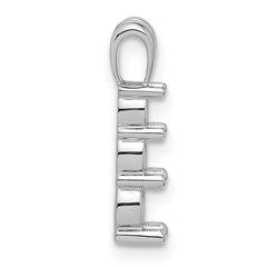 14k White Gold Holds 4.0/3.4/3.0mm Three-stone Pendant Mounting (No Stone Included)