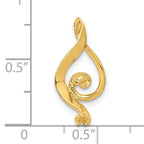 14k Pearl Pendant and Diamond Mounting (No Stone Included)