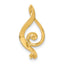 14k Pearl Pendant and Diamond Mounting (No Stone Included)