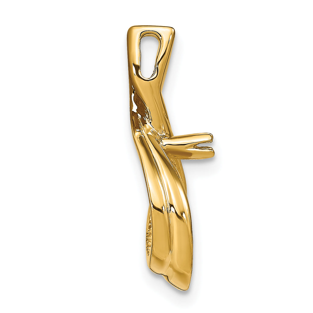 14k Pearl Pendant Mounting (No Stone Included)