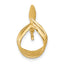 14k Pearl Pendant Mounting (No Stone Included)