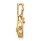 14k Holds 7-8mm Pearl and 2mm Diamond Pendant Mounting (No Stone Included)
