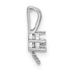 14k White Gold Pearl and Diamond Pendant Mounting (No Stone Included)