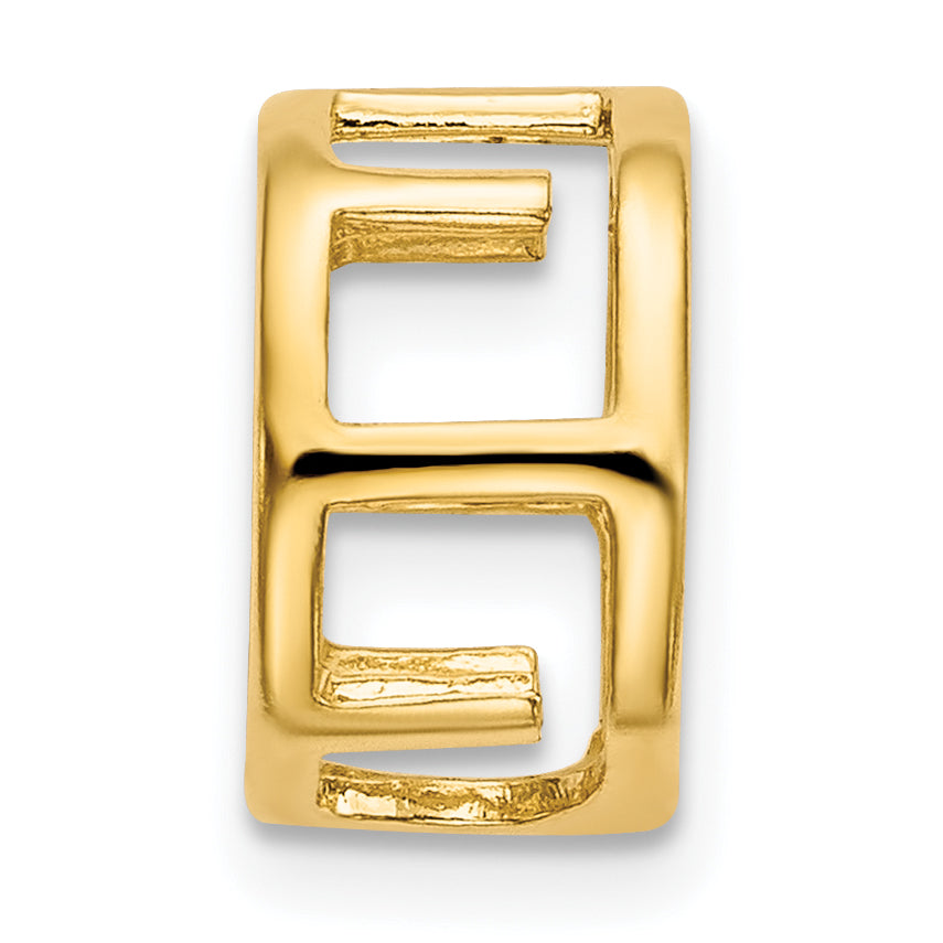 14k 6mm Round Stone Bezel Pendant Mounting (No Stone Included)