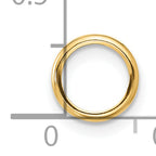 14k 7mm Round Stone Bezel Pendant Mounting (No Stone Included)