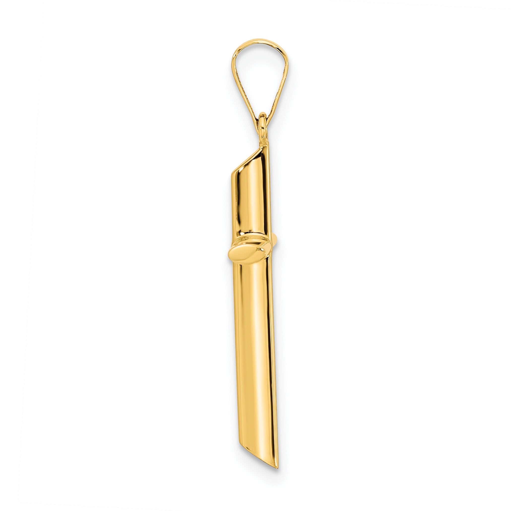 14K Polished Cross Pendant Secondary image
