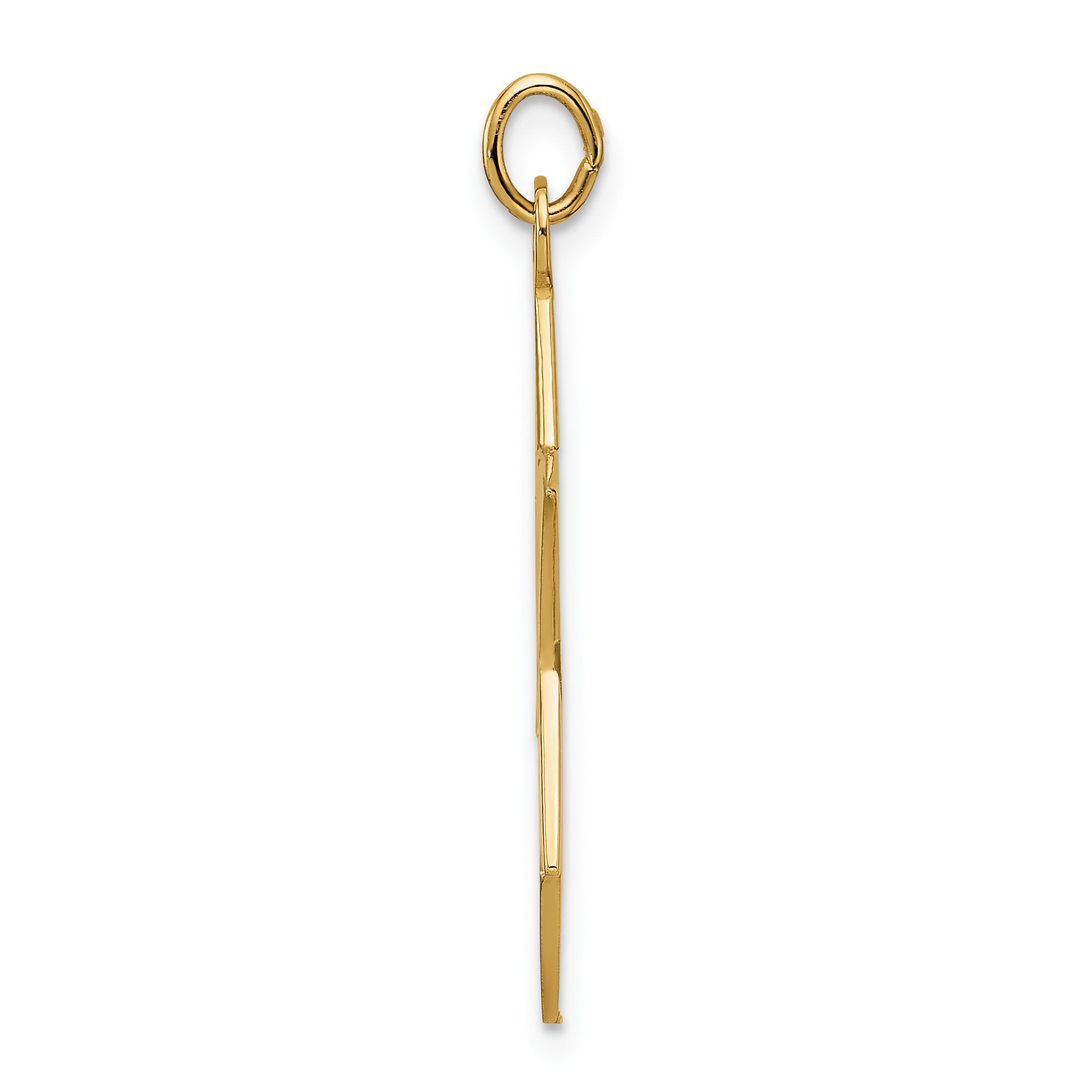 14k Polished Solid Star of David Pendant Secondary image