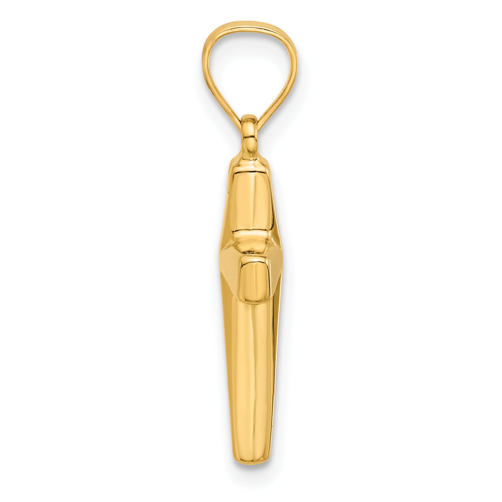 14K Polished Cross Pendant Secondary image
