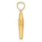 14K Polished Cross Pendant