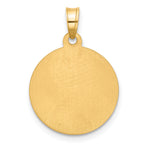 14k and Rhodium Hollow Lady of Sorrows Pendant