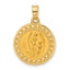 14K Hollow Our Guardian Angel Medal