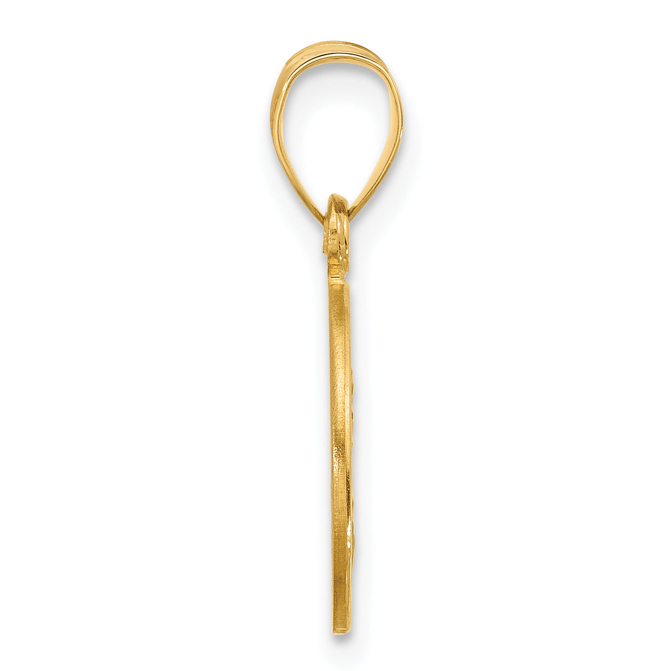 14k Polished and Satin Solid St Joseph Medal Secondary image