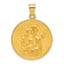 14k Polished and Satin Solid St Joseph Medal