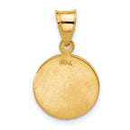 14k Polished and Satin Solid St Jude Thaddeus Medal