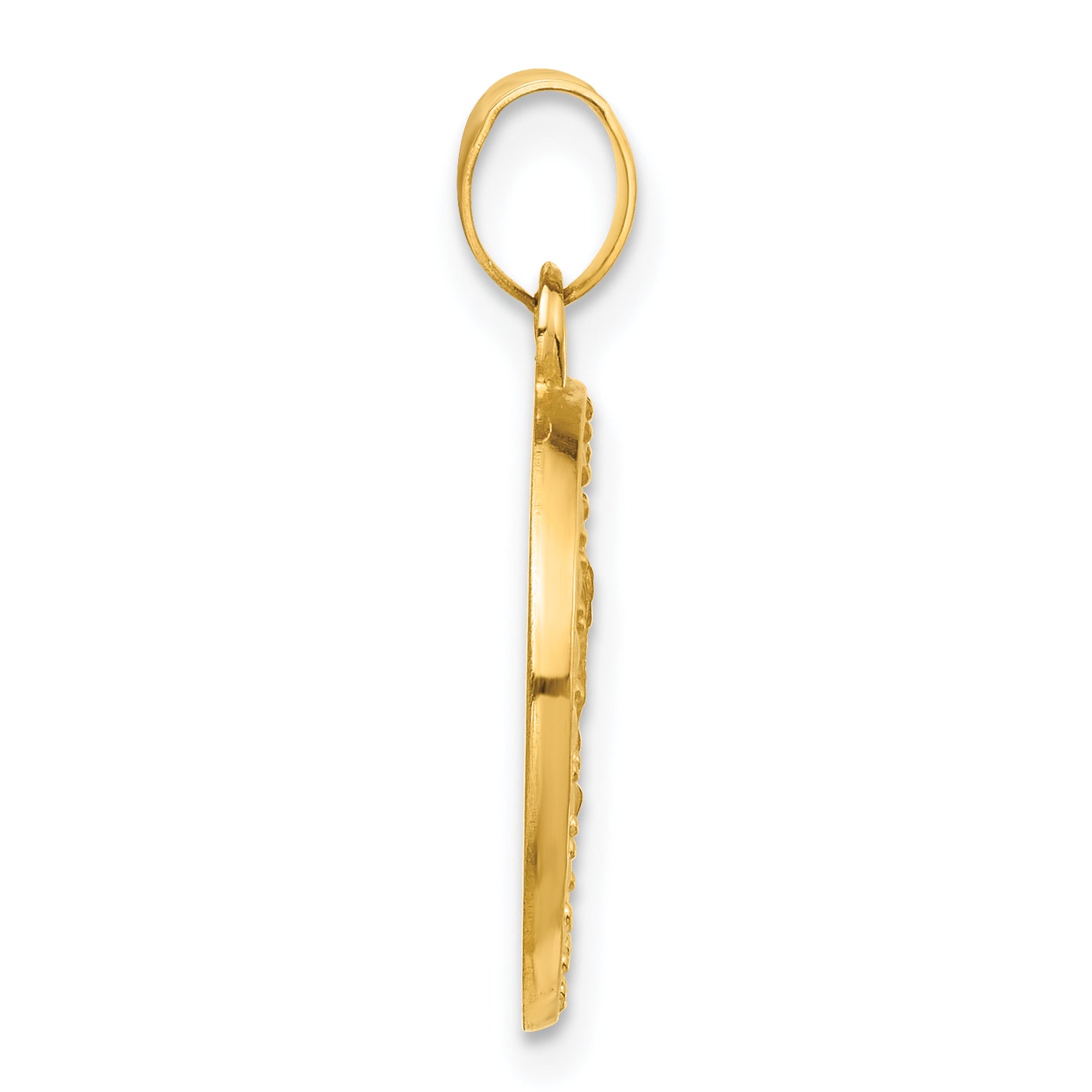 14K Hollow St. Michael Medal Secondary image