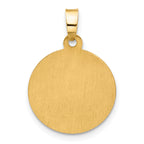 14K Hollow St. Michael Medal