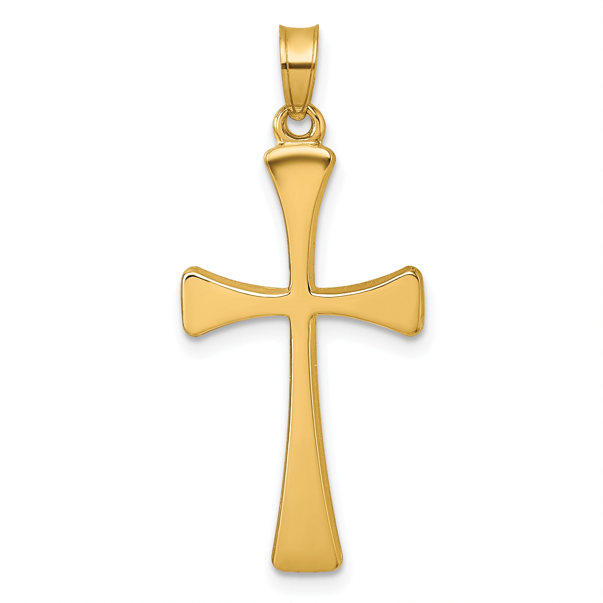 14k Polished Religious Cross Pendant Main image