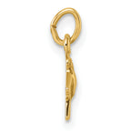 14k Polished Flying Dove Pendant
