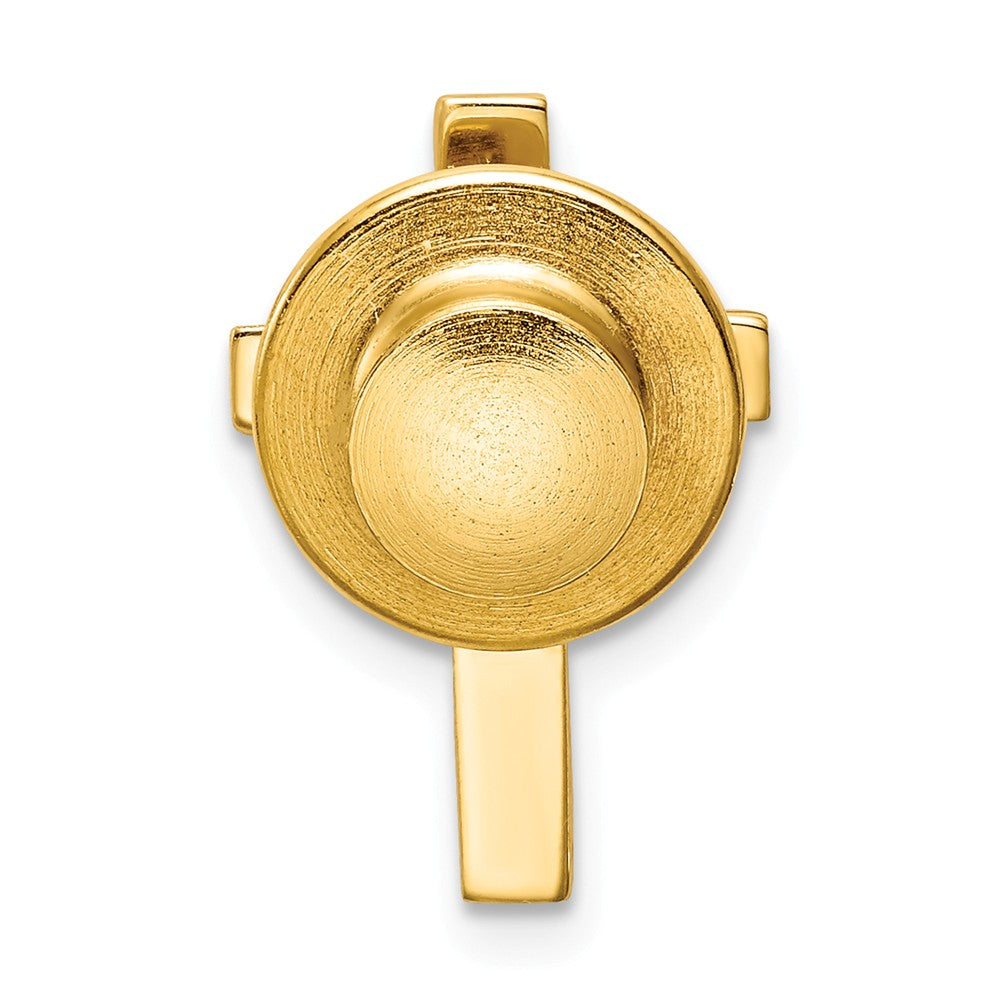 14K Polished Cross Tie Tac