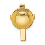 14K Polished Cross Tie Tac