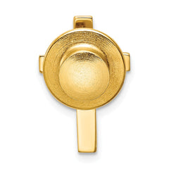14K Polished Cross Tie Tac