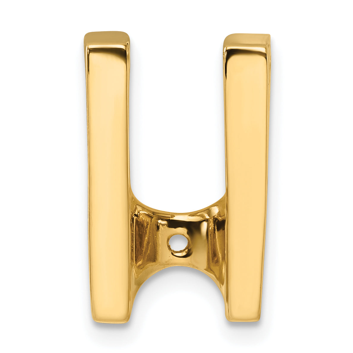 14k Holds 6mm Stone Slide Mounting (No Stone Included) Fits up to 6mm Regular/8mm Fancy or Reversible Omega