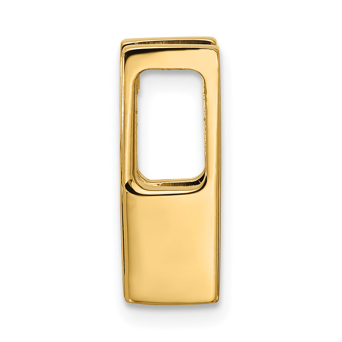 14k Holds 5.25mm Stone Slide Mounting (No Stone Included) Fits up to 6mm Regular/Fancy/Reversible Omega Secondary image