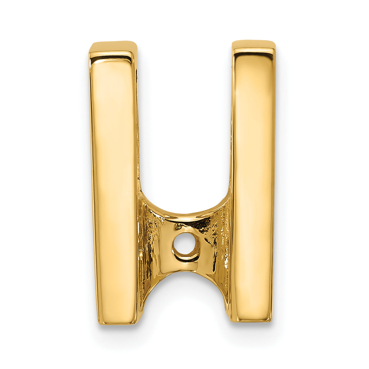 14k Holds 5.25mm Stone Slide Mounting (No Stone Included) Fits up to 6mm Regular/Fancy/Reversible Omega