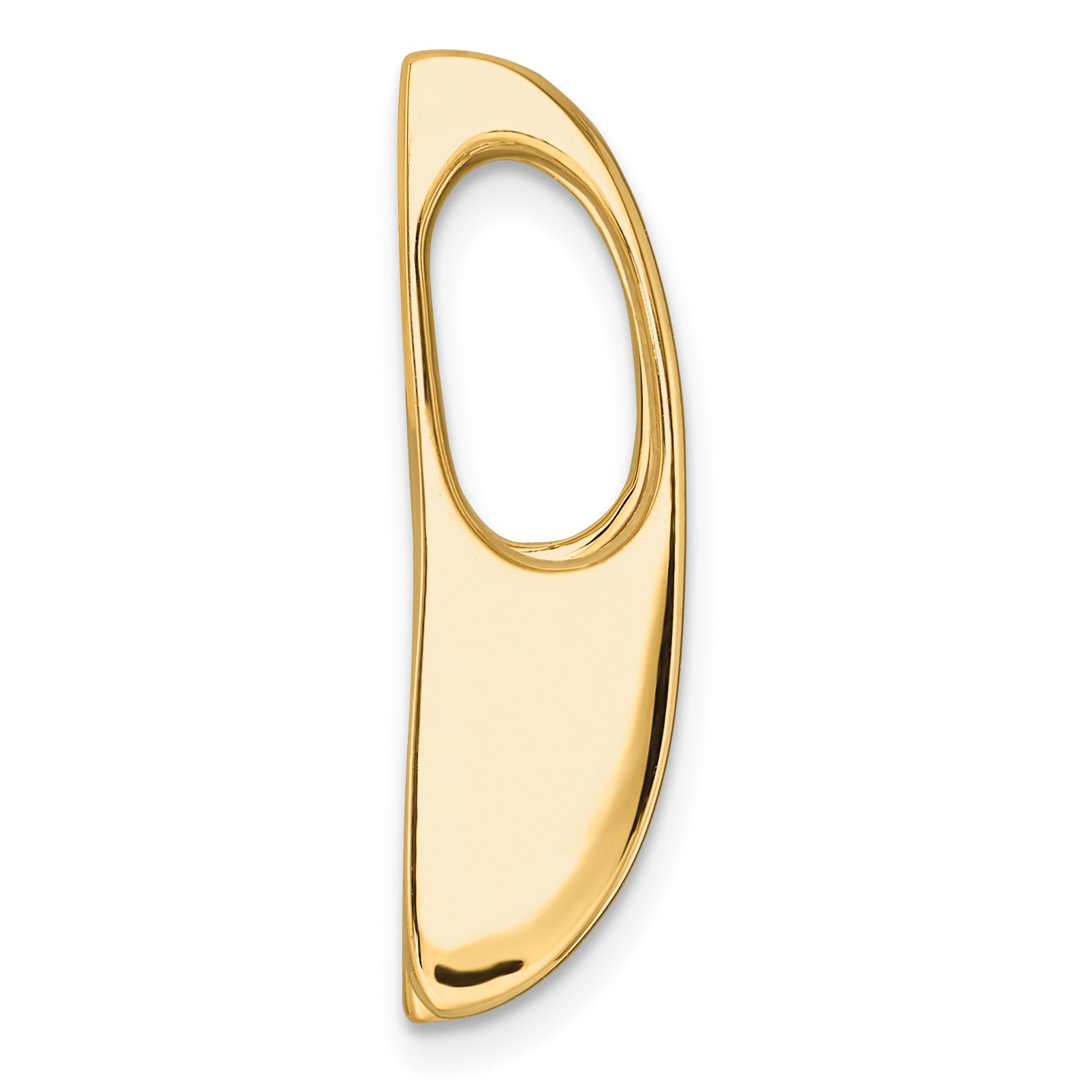 14k Holds 6.8mm Stone Slide Mounting (No Stone Included) Fits up to 6mm Regular/8mm Fancy or Reversible Omega