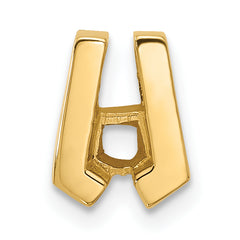 14k Holds 3.75mm Stone Slide Mounting (No Stone Included) Fits up to 2mm Regular/3mm Fancy or Reversible Omega