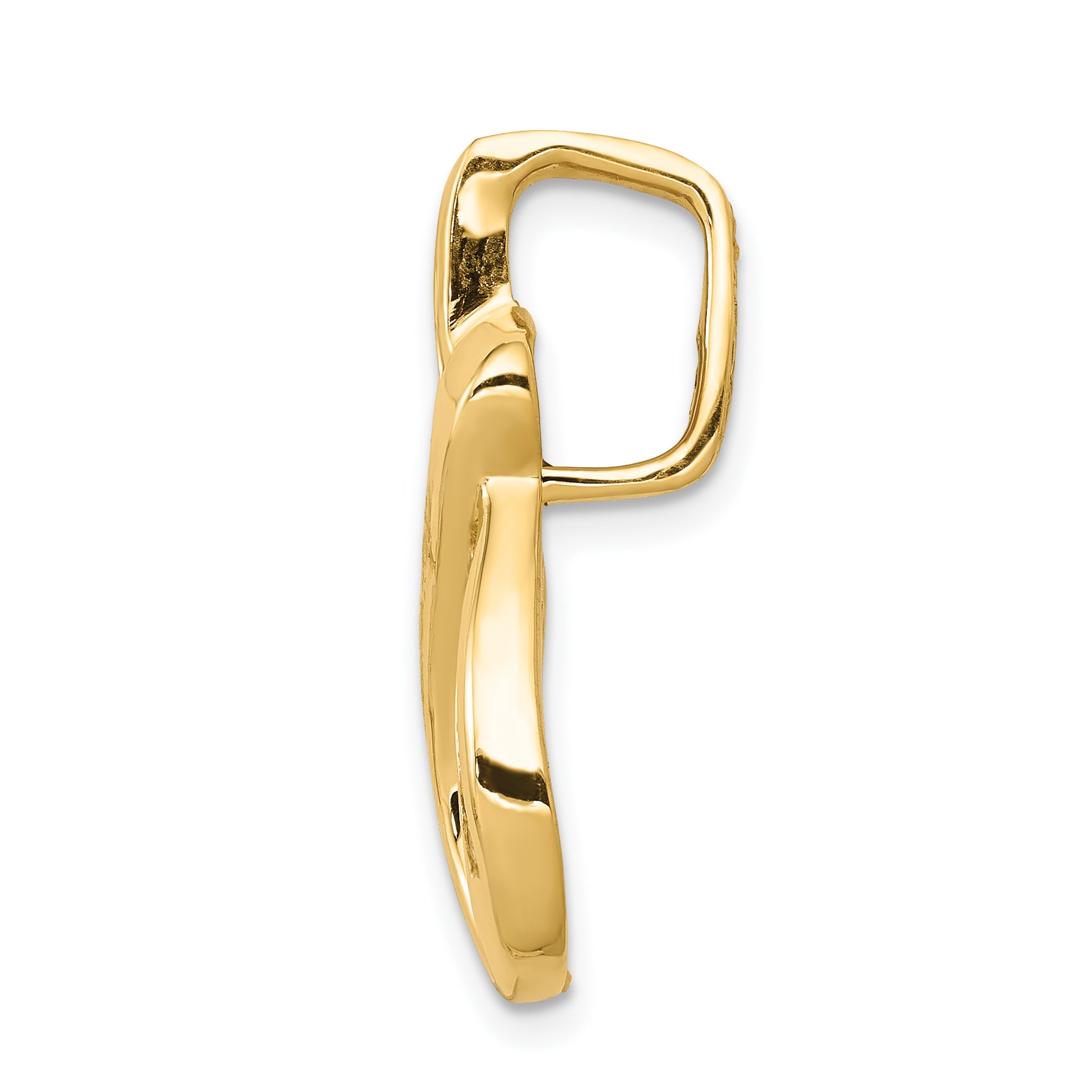 14k Peg-set A Diamond Semi-Mount Slide Fits up to 6mm Regular/8mm Fancy or Reversible Omega Secondary image