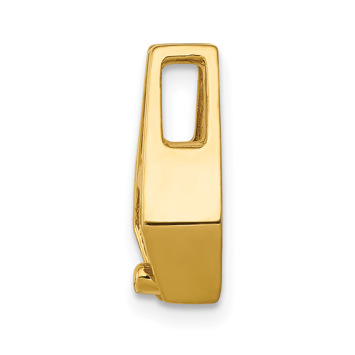 14k Holds 5.75mm Stone Slide Mounting (No Stone Included) Fits up to 2mm Regular/5mm Fancy or Reversible Omega Secondary image