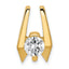 14k Holds 5.75mm Stone Slide Mounting (No Stone Included) Fits up to 2mm Regular/5mm Fancy or Reversible Omega