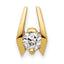 14k Complete AAA 5.25mm Diamond Slid Fits up to 3mm Fancy or Reversible Omega Only