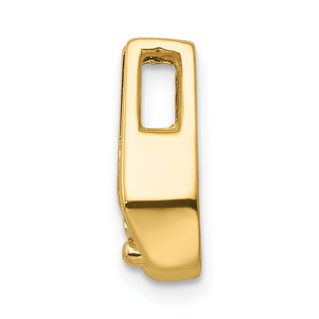 14k Complete A 4.75mm Diamond Slide Fits up to 3mm Fancy or Reversible Omega Only