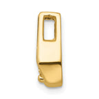 14k Complete AAA 4.75mm Diamond Slid Fits up to 3mm Fancy or Reversible Omega Only